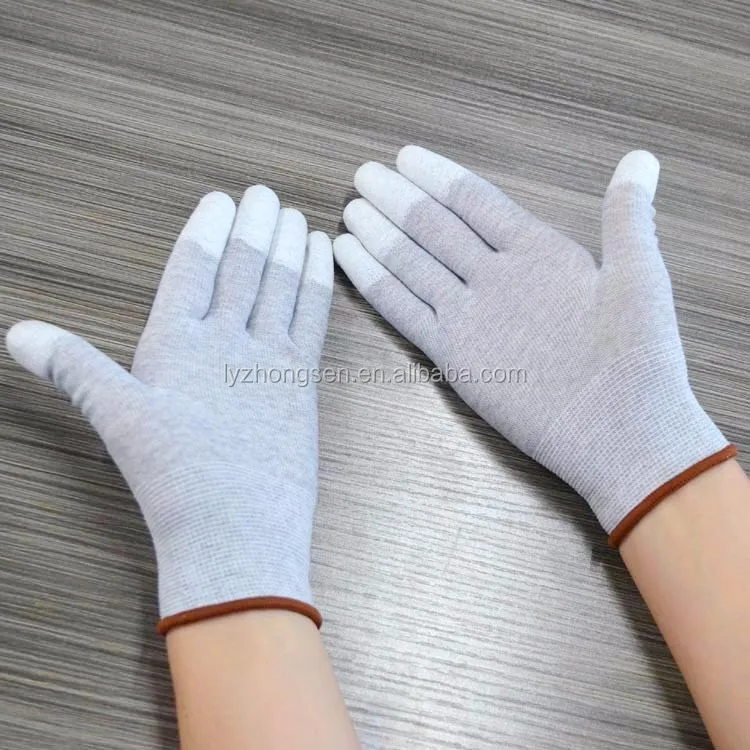 Low Price High Quality Esd Anti Static Pu Coated Gloves