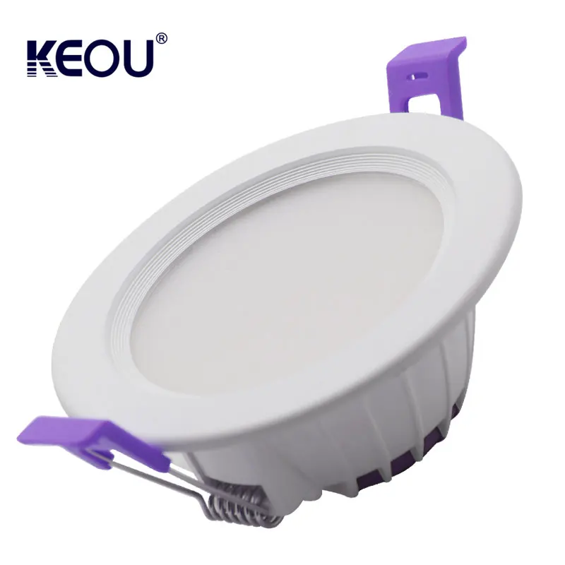 Горячая Распродажа, алюминиевая Встраиваемая потолочная лампа 90 градусов 480 лм smd 6 Вт ip44 PC, Встраиваемый светодиодный потолочный светильник