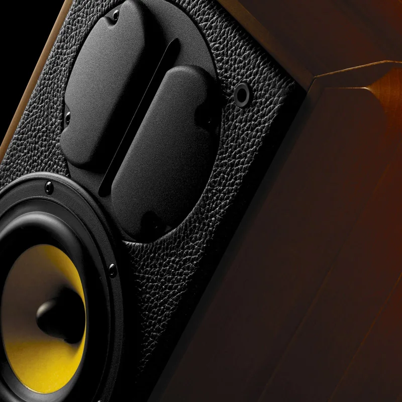 HiVi/Swans Hi-Fi Real Wood 2.0 Passive Audio System Speaker M1