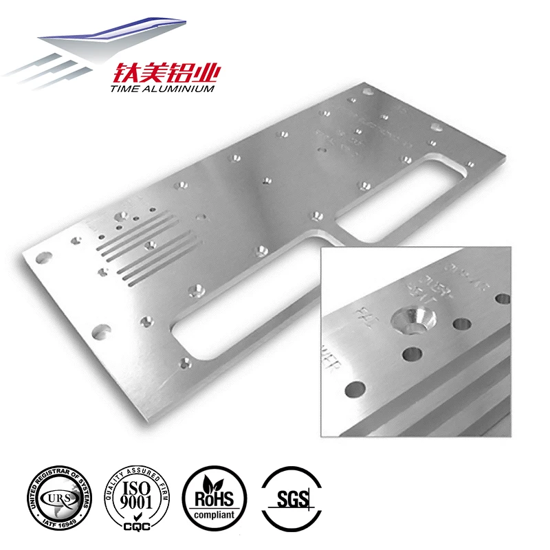 
OEM brush anodized amplifier control aluminum front panel with precision cnc machining 