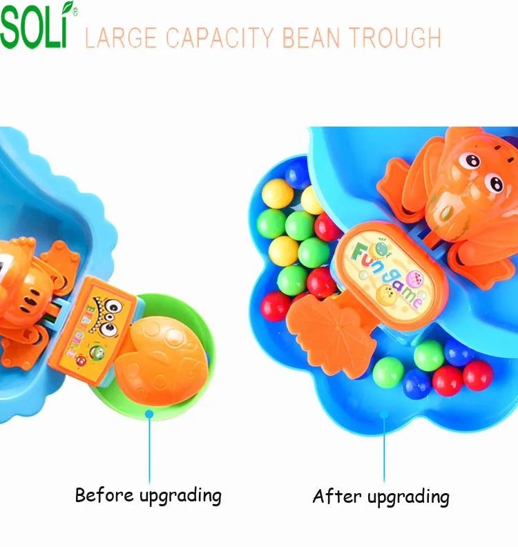 Table game frog peas toy double parent-child interaction board game