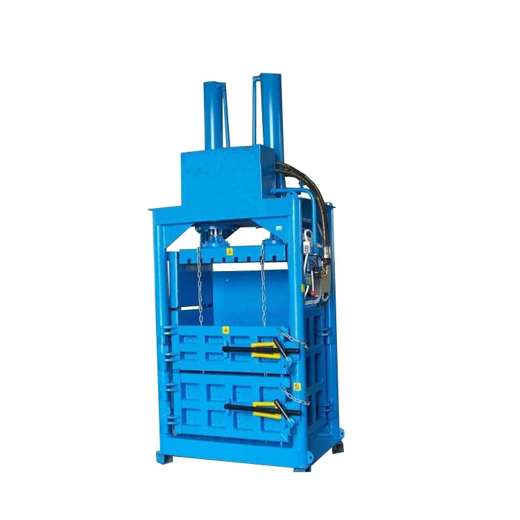 
hydraulic vertical rice and wheat straw baling machine/straw hay baler press machine 