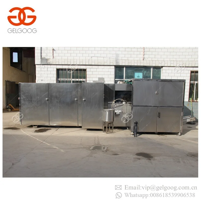 Large Capacity Automatic Making Rolled Sugar Icecream Gelato Cone Production Line Commercial Ice Cream Cone Machine For Sale