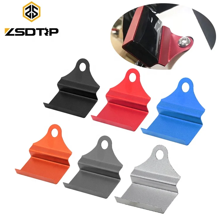 Universal Kosos Mini Digital Square LCD Display RPM Meter Mounting Bracket Tachometer Gauge for CBR GSXR YZF