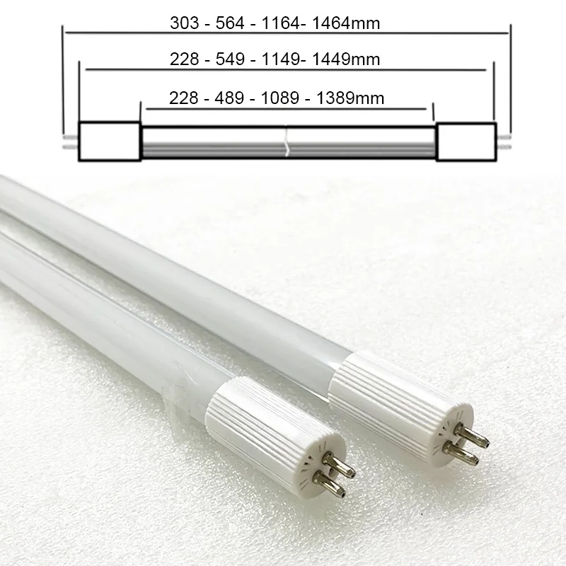 Новая модель, полностью стеклянная Светодиодная трубка T5 0,9 м 12 Вт