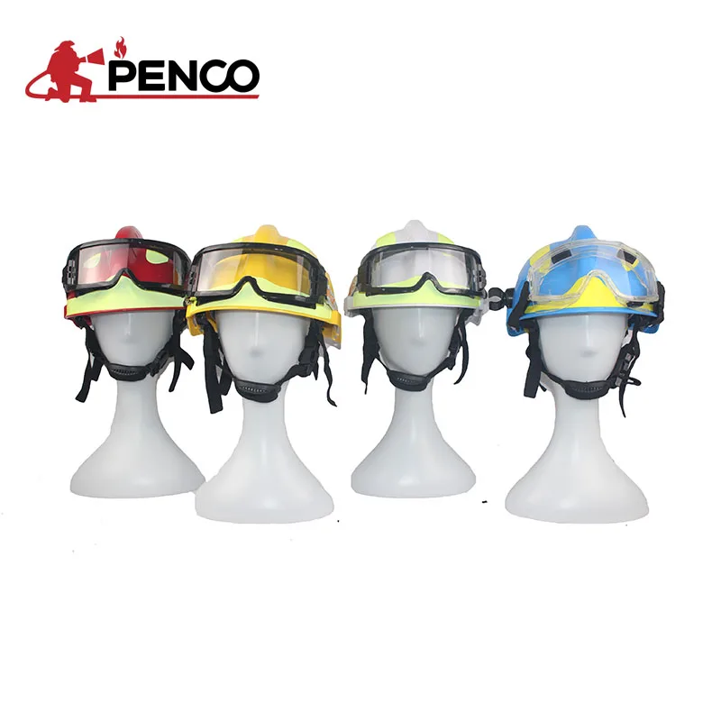 heat resistant msa f2 fire helmet with nomex fabric cappa