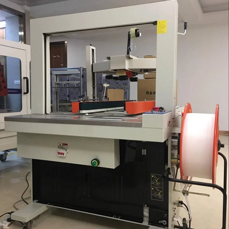 Китай, Лучшая цена, автоматическая машина для обвязки картонных коробок, pp ленточная обвязочная машина для картонных коробок