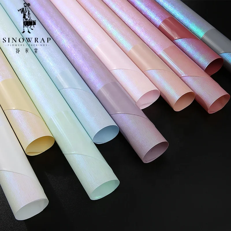 
Sparkle Sizzle To Your Special Packaging Material Iridescent Cello Polypropylene Sheet Film 
