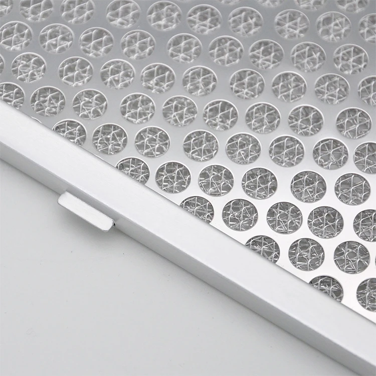 
Kitchen Metal Aluminium Hood Range Grease Perforated Metal Mesh Milters 