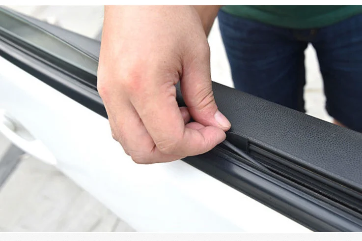 Car Side Window Trim Moulding Rubber Weatherstrip Abnormal Noise Seal Strip