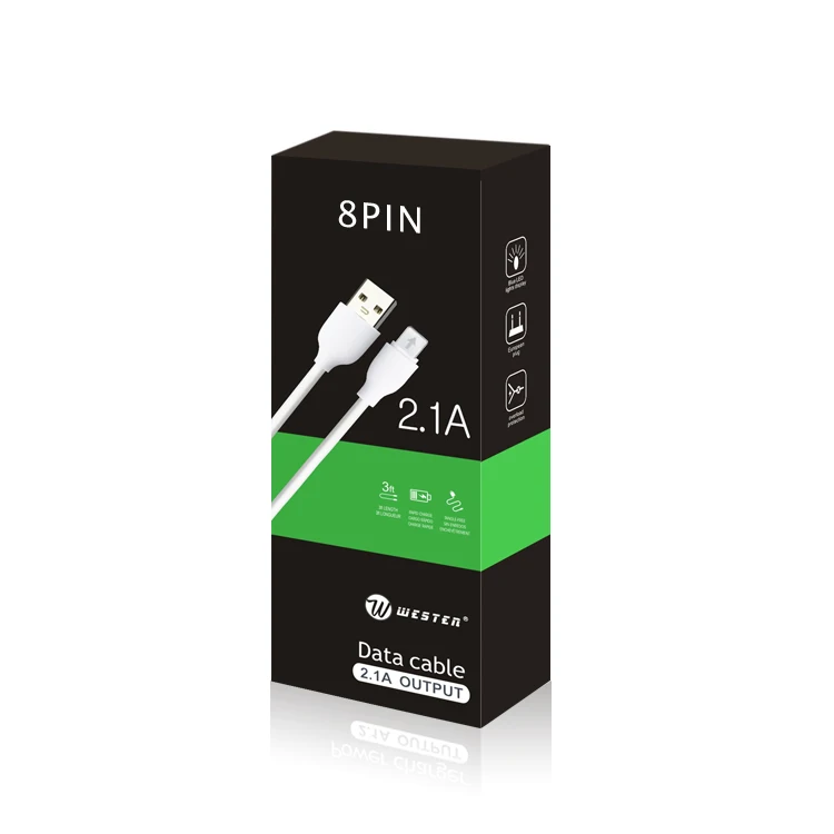 Лидер продаж в США 2021, упаковка с дисплеем, микро 8 pin USB C, 3 в 1, зарядное устройство для кабеля, смешанное автомобильное настенное зарядное устройство, Аксессуары для мобильных телефонов