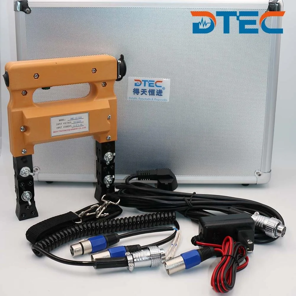 DTEC DMY12-220 Dual Magnetic Yoke Flaw Detector DC  AC power supply 12V battery 220V switch white light