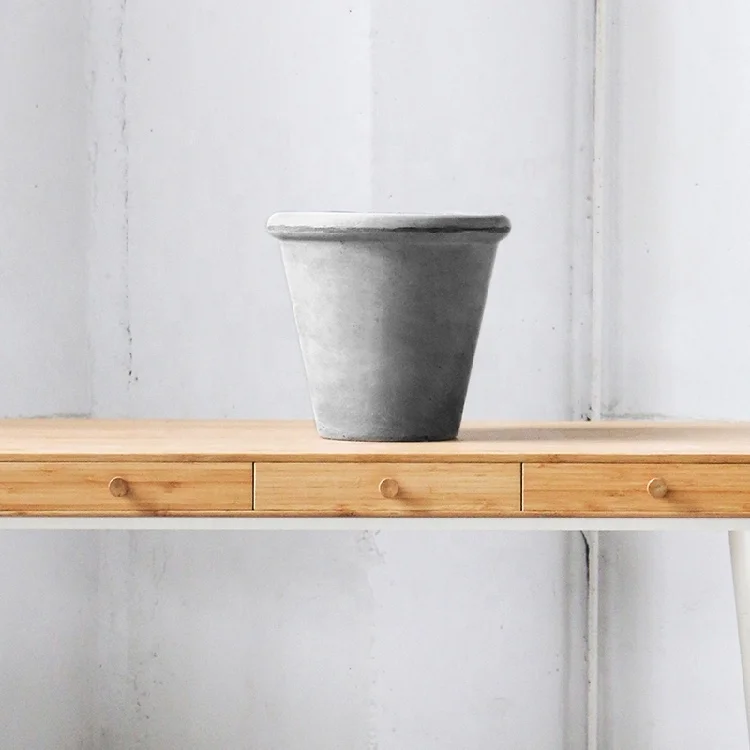 Fiberclay Fiber Cement Round Clay Pots