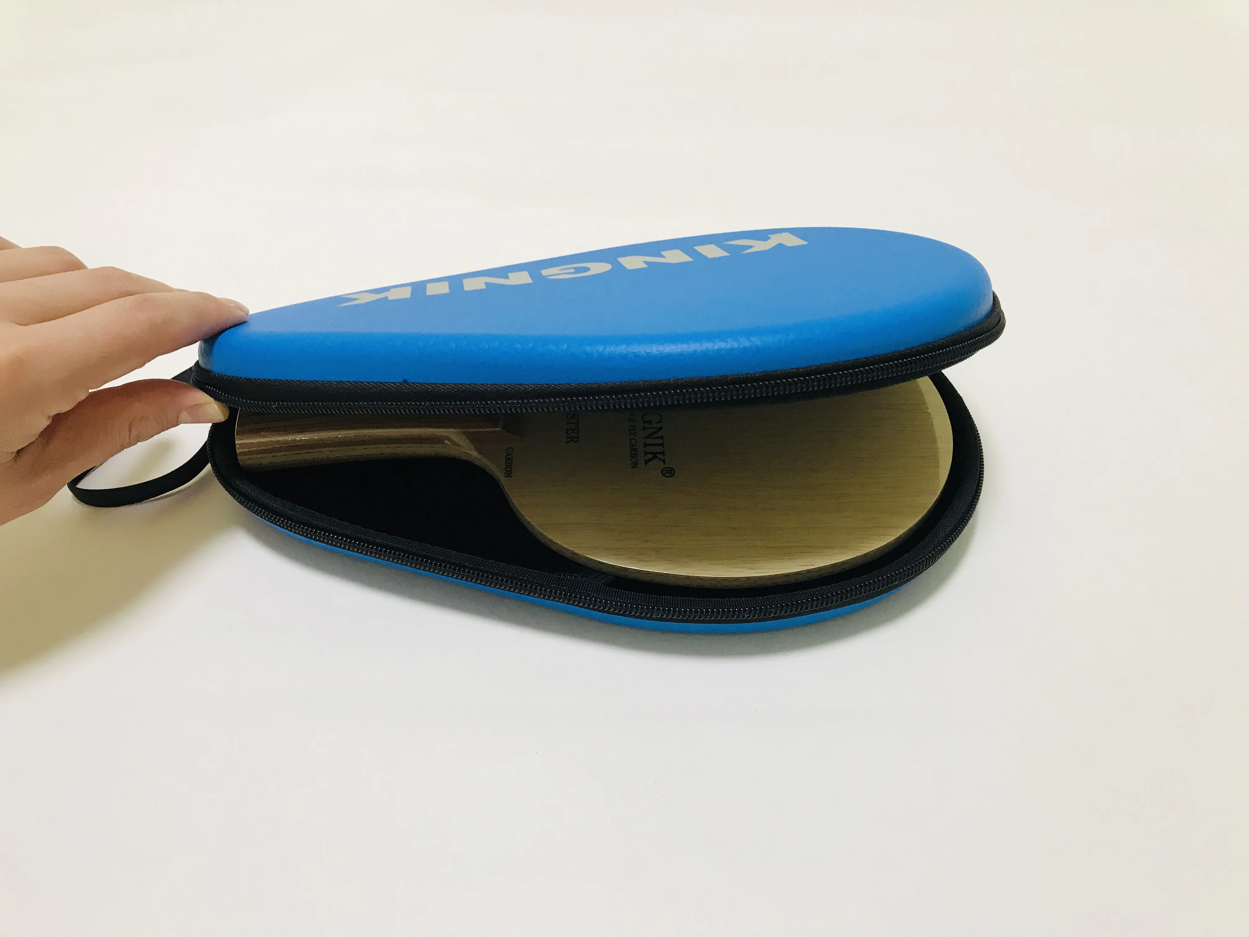 
KINGNIK BLUE COLOR TABLE TENNIS CASE (GOURD SHAPE for 1 racket) 