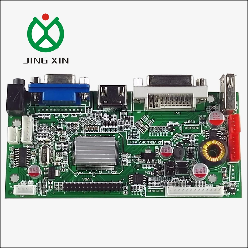 JX- HDMI+DVI+AV+VGA +Audio LCD controller board support big size DIY lcd monitor