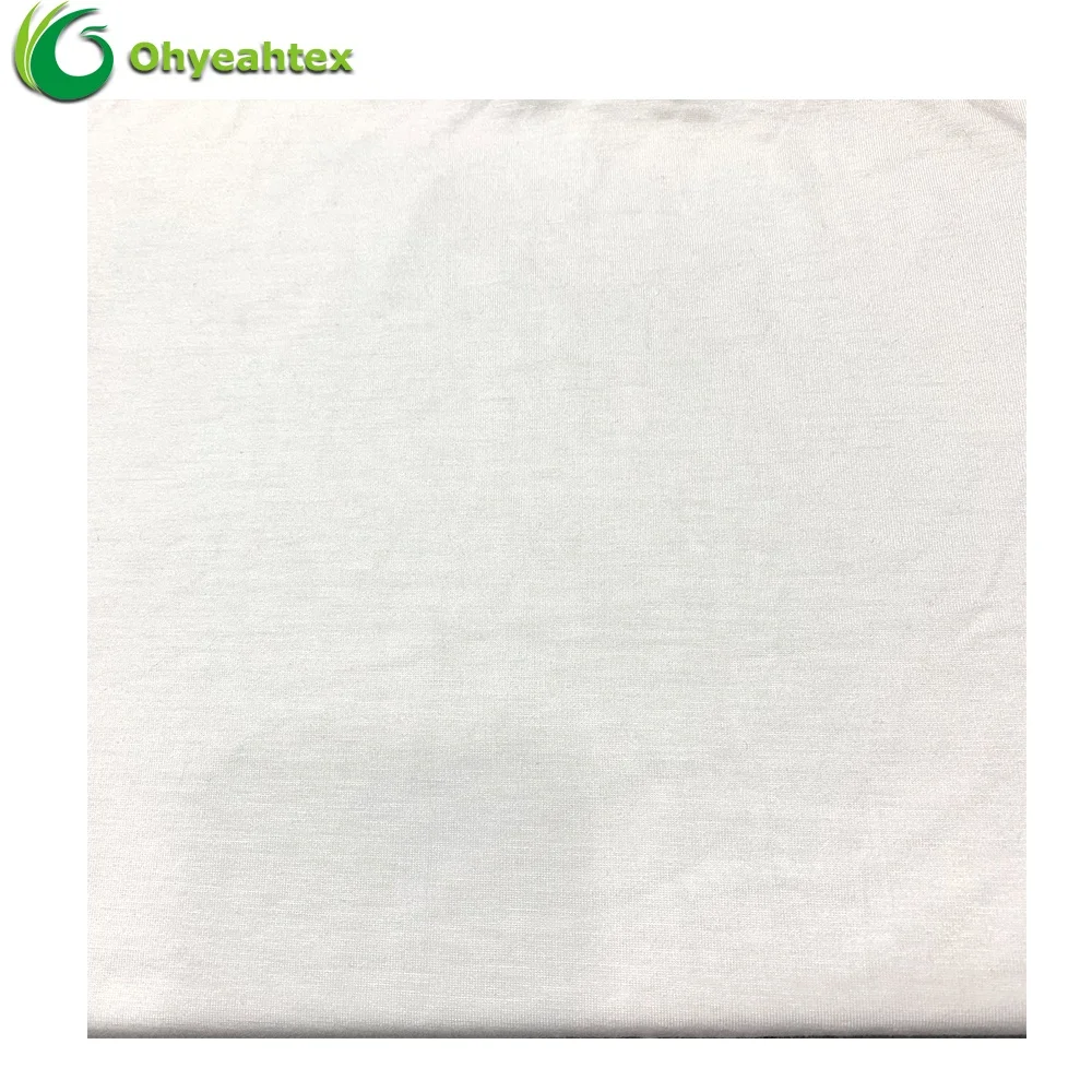 
Eco-friendly and Breathable Knit 100% Bamboo Jersey Natural Bamboo Fabric For Newborn 