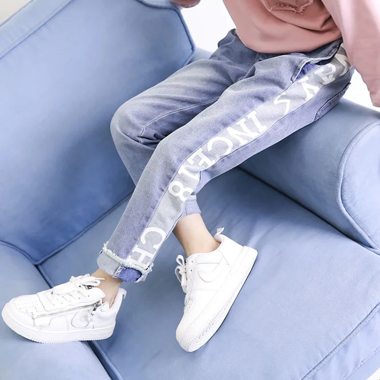 
New Designed Kids Fashion stretch slim Denim Jeans Pants 