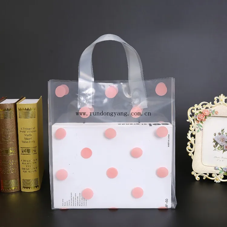 Factory Price Custom Fashion Handbag Shopping Transparent Clear Plastic PVC Hand Bags