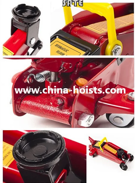 2 tons hydraulic car jack with wheels