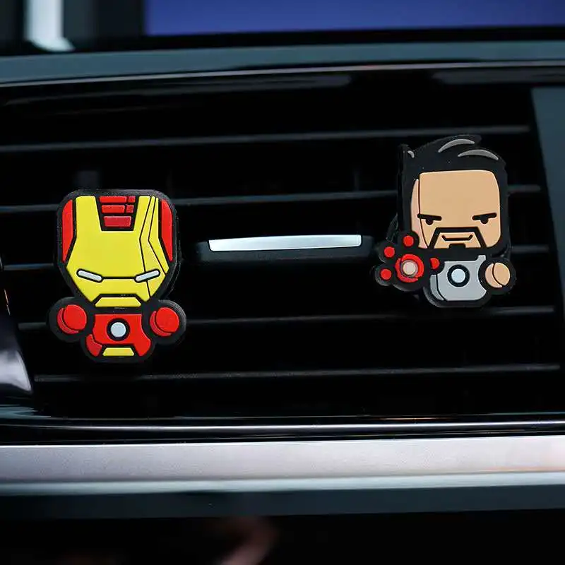 Освежитель воздуха для автомобиля, 2019 цветов, клипса для вентиляционного отверстия, освежитель воздуха, мультяшная анимация