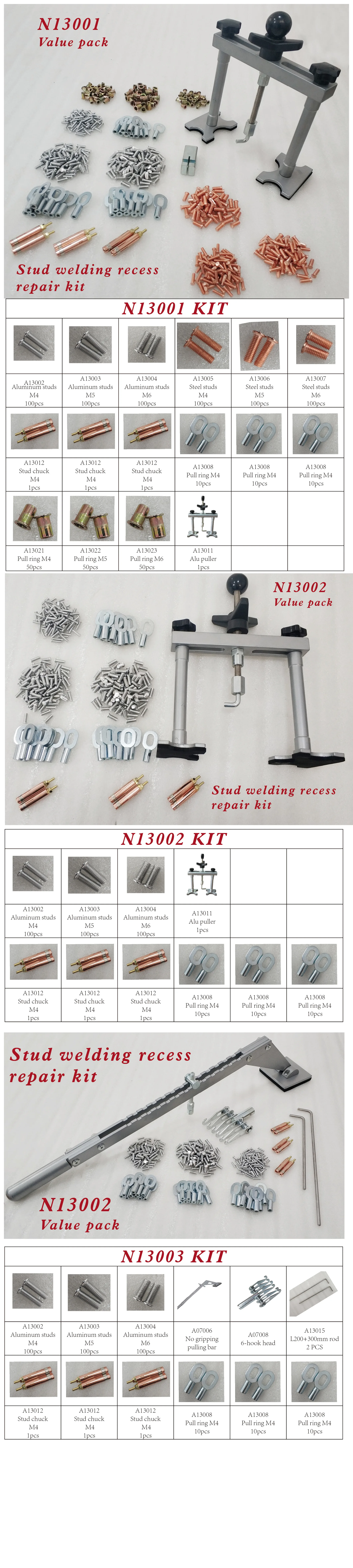 
Car body repair equipment & aluminum&steel car body repair system &aluminum dent pulling machine 