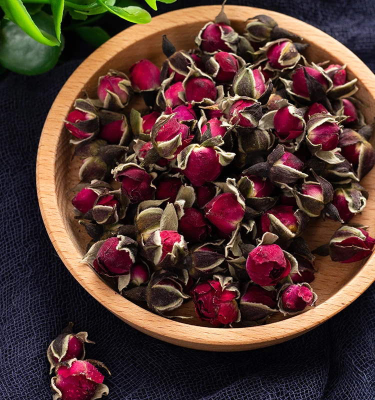 Herbal Tea Dried Golden Rose Flower Tea Rose Buds Tea