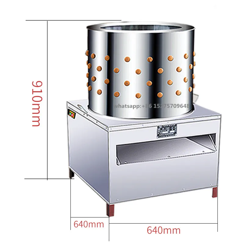 Stainless Steel poultry chicken plucker /Fully Automatic Chicken Feather Plucker machine
