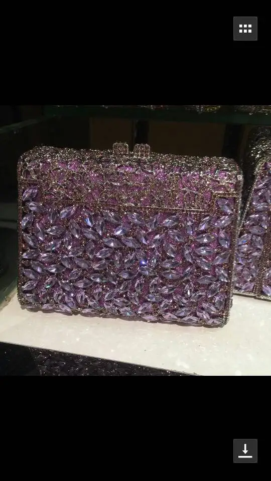 DB565 crystal bag clutches wedding evening purse