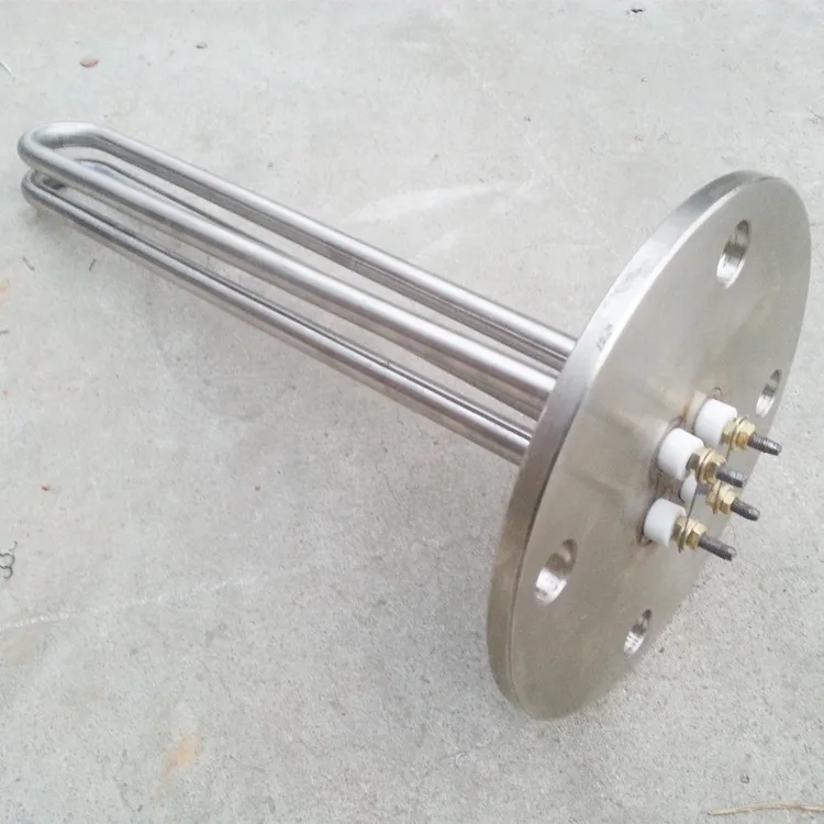 
Brass Flange Hexagon Head Electric Heat Pipe Cut Heating Element Water Heater Pipe electrical part 