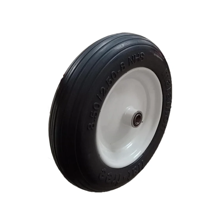 3,00-8/3,25-8/3.50-8/4.00-8 колесо для тачки с полиуретановым покрытием