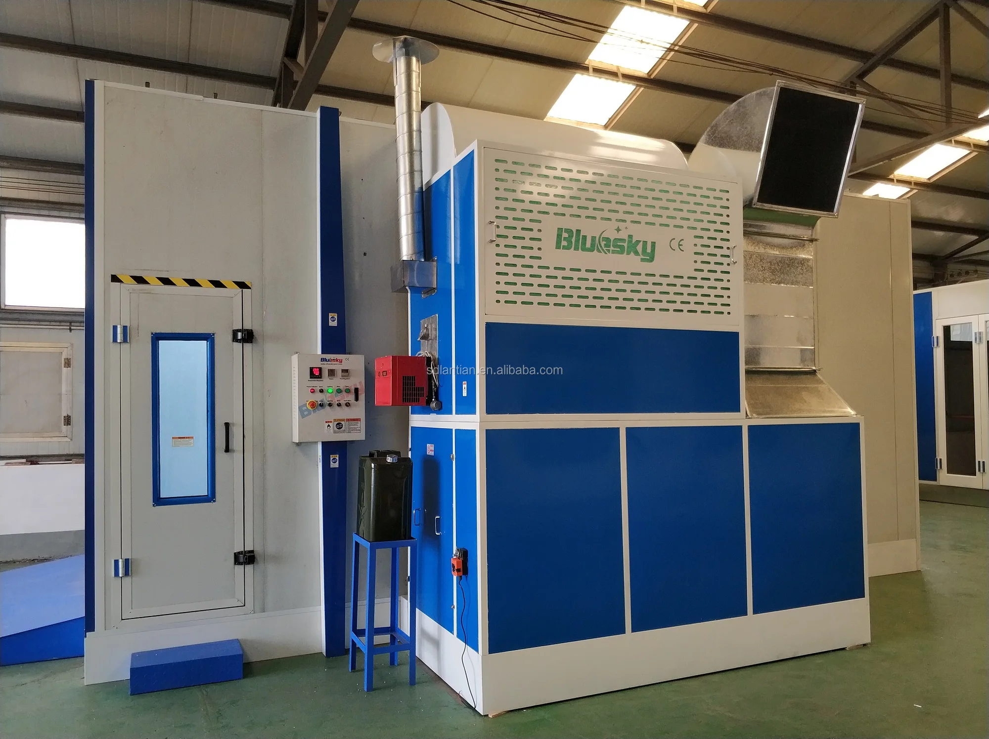 CE approved saico spray booth/paint baking oven/painting house