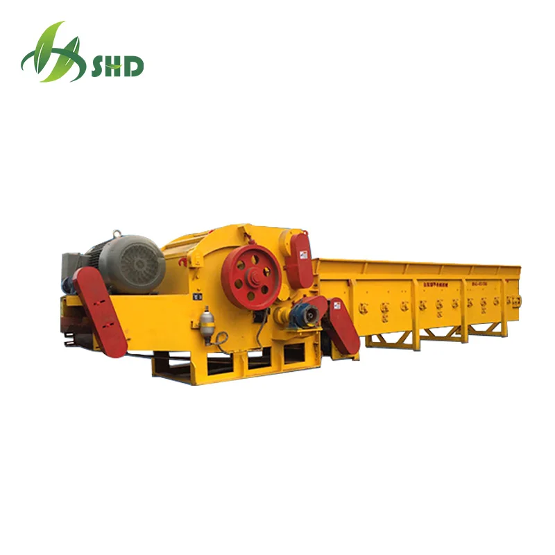 Industrial Diesel Engine Wood Chip Shredder Made in China