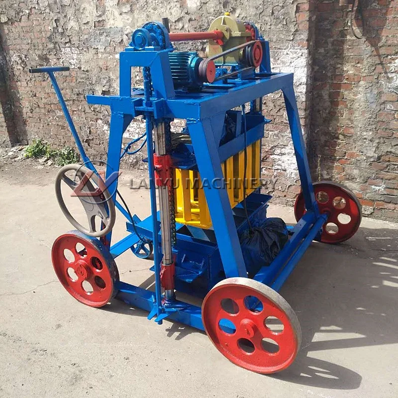 lanyu small scale production/concrete block making machine/construction equipment