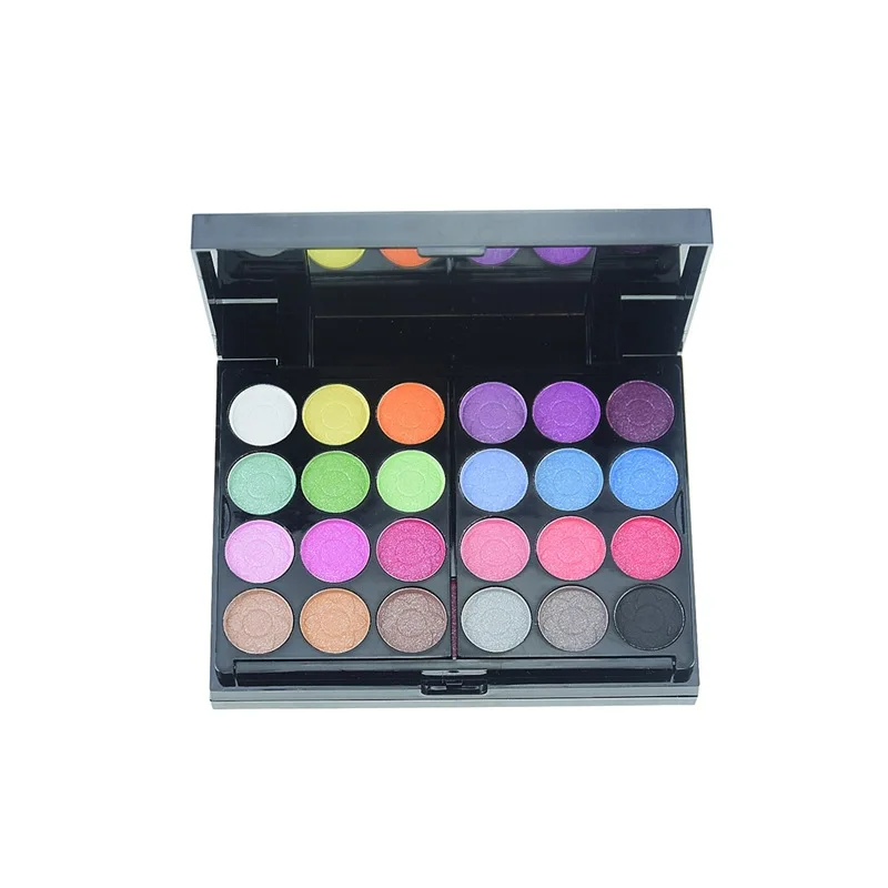 Melason 24 Colors Wholesale High Pigmented Custom Vegan Eyeshadow Palette China Supplier New Arrival Tools