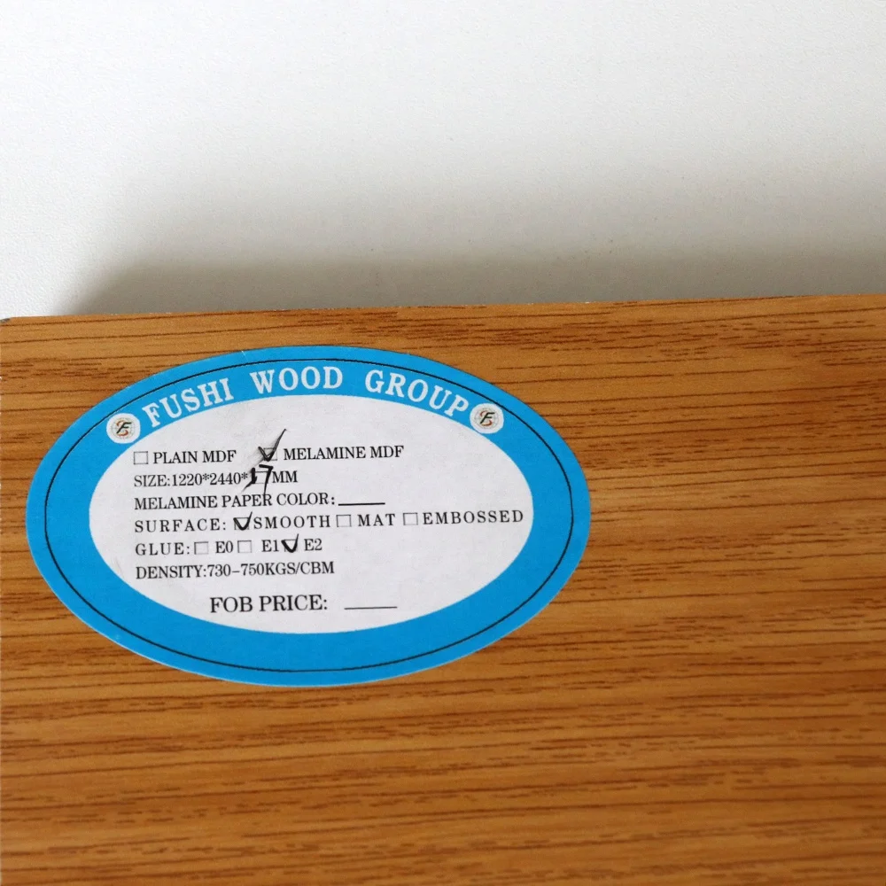 Furniture Grade Bangladesh Melamine Mdf Board Price