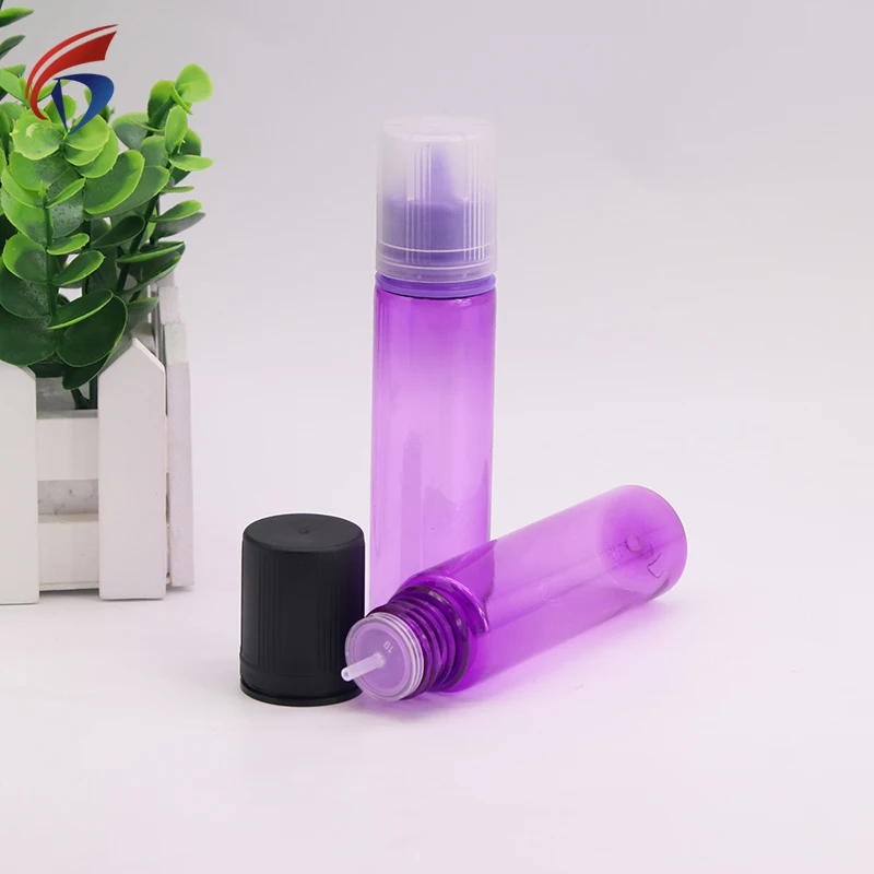 New design 60ml tamper proof 60ml Plastic bottles with threaded caps for color storage or liquid filling