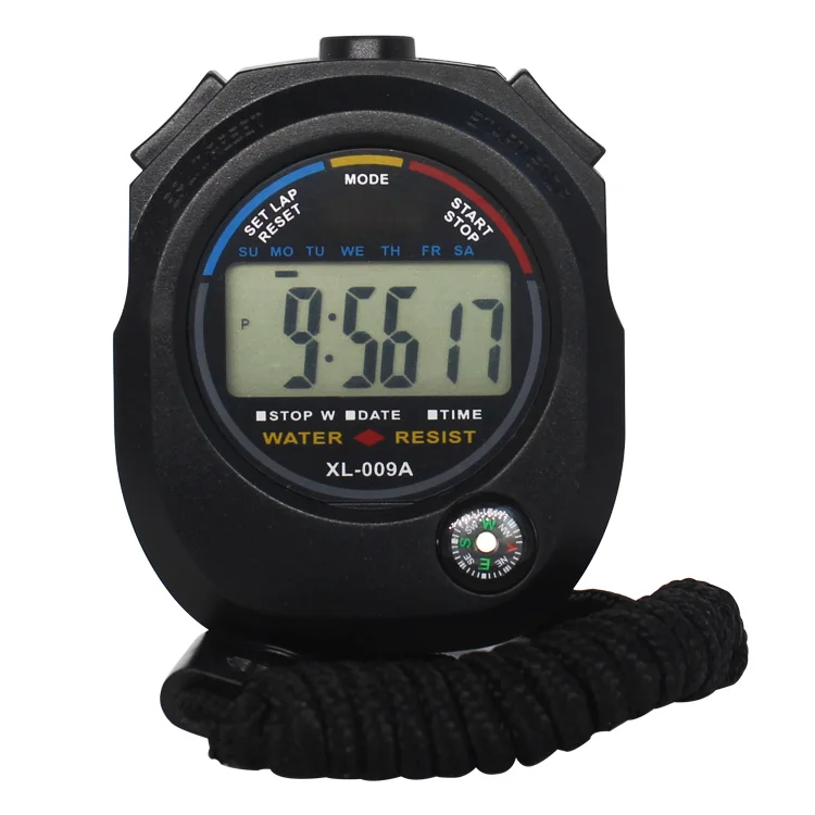 Stopwatch timer , watch women, 10 laps memory stopwatch