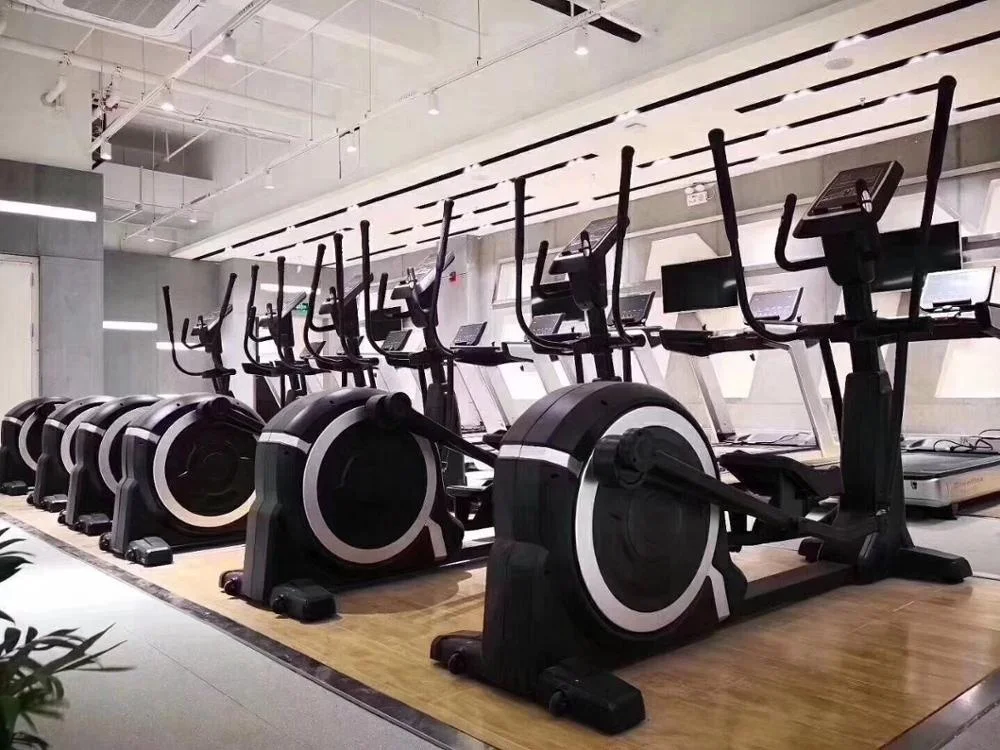 Commercial  Self Generating Power Cardio Cross Trainer Elliptical Machine