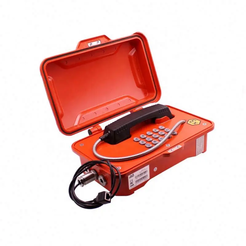 ATEX Сертифицированный всепогодный взрывозащищенный VoIP телефон для зоны 1 и зоны 2 опасных зон, SIP искробезопасный телефон