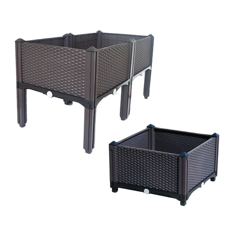 Distribuidores Mayoristas	Black Grow Bed New Product Plant Grow Box Ideas Big Planting Boxs