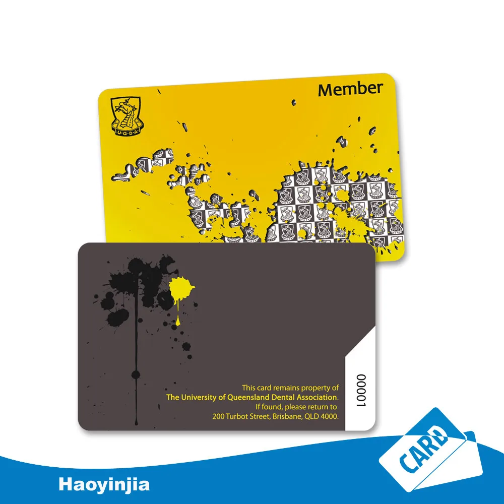 Пользовательские печати супермаркет клуб CR80 пластиковая VIP rewards card