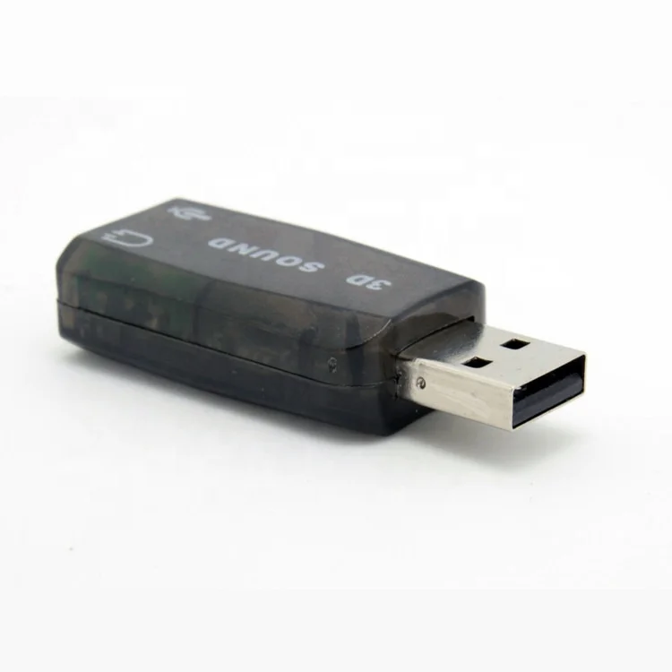Внешний usb 5 1 3D Звуковая карта аудио