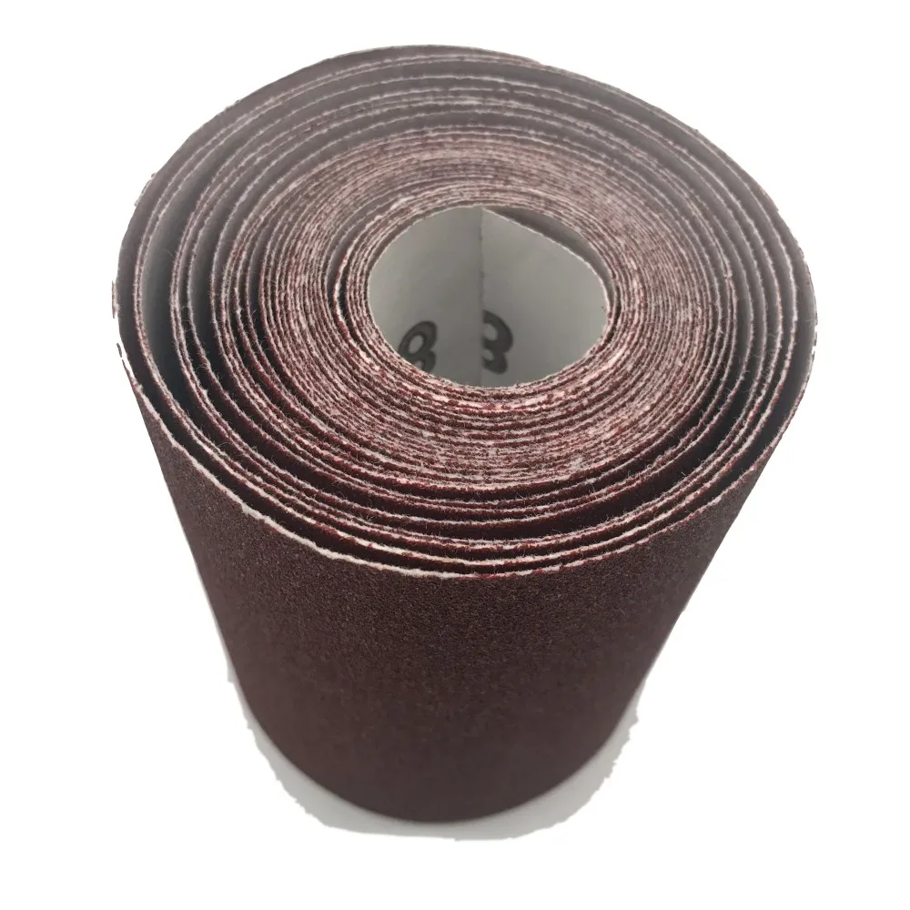 SHARPNESS Power Tool Accessories Red AO Aluminum Oxide Abrasive Dry Sand Paper Jumbo Roll 1.4mx50m for Wood/Dry Wall/DIY Market