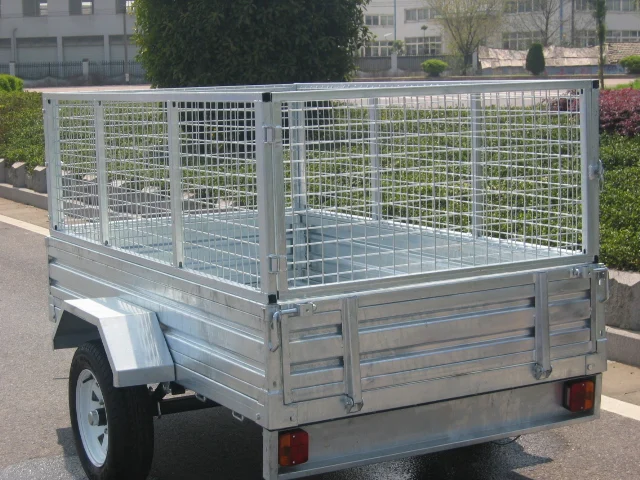 7x5 8x5 10x5 оцинкованная коробка/автомобиль/внедорожник/сельскохозяйственный прицеп