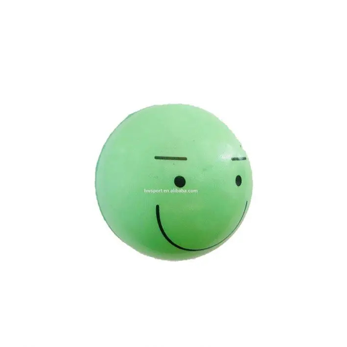 2019 new products Custom Smiley Squeeze Relax PU Foam Anti Stress Ball china supplier toys for kids or adults