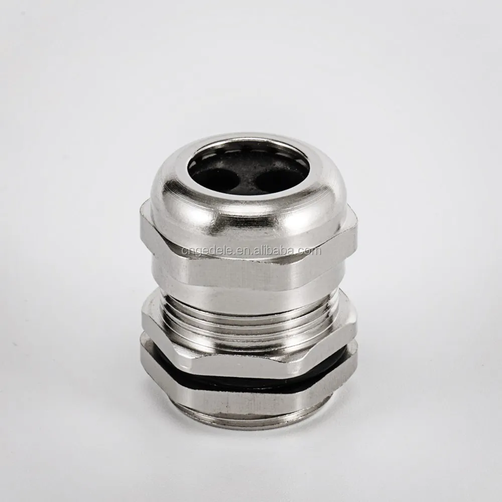Безопасный качественный никелированный PG Водонепроницаемый латунный кабельный сальник