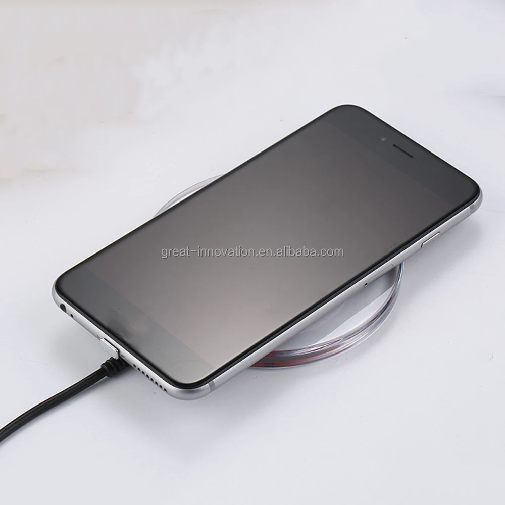 Qi беспроводной портативный мобильный мощность станции телефон зарядное устройство с Мощность приемник