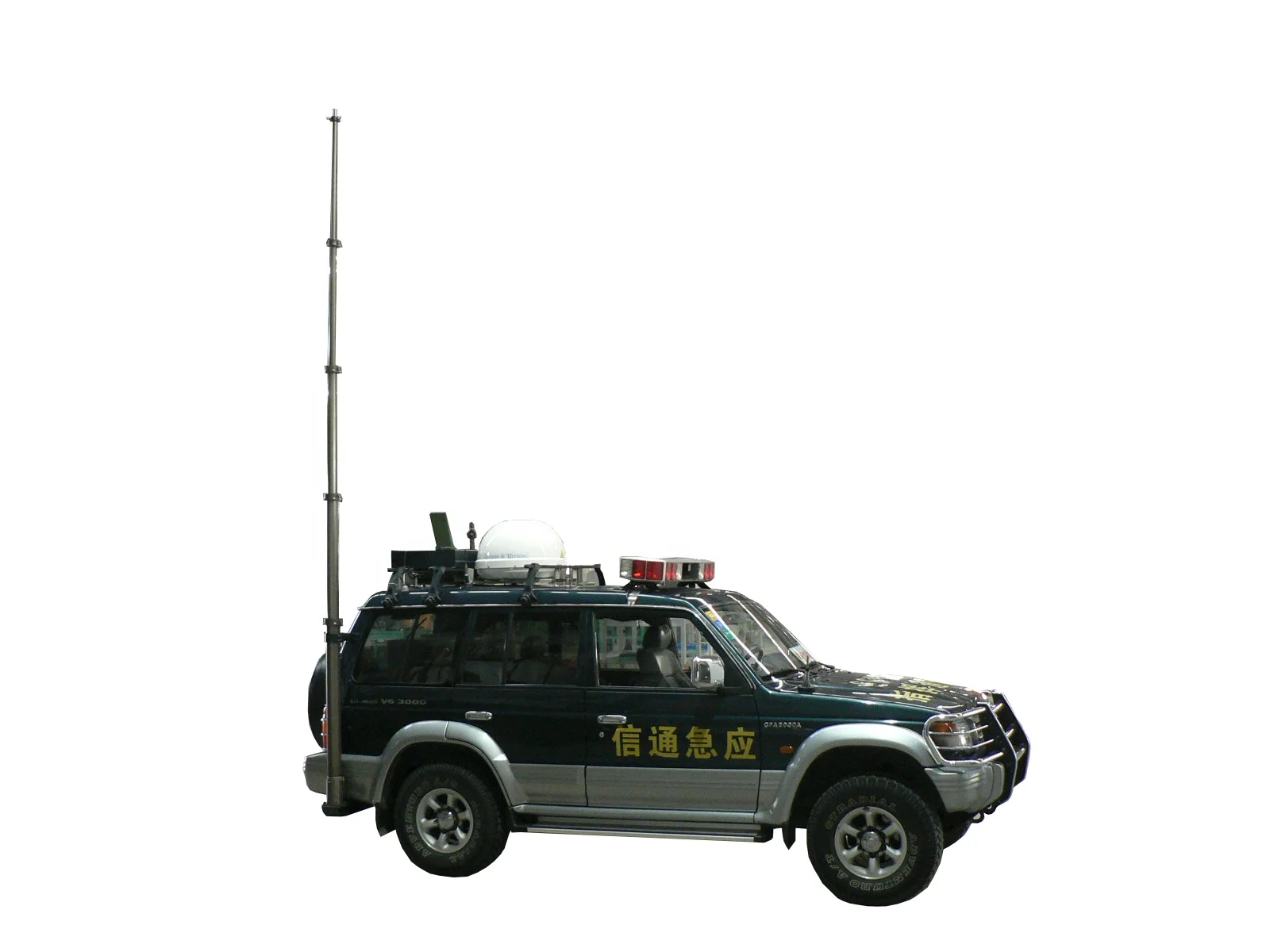 
small special Communication car and Telescoping Mast Tower 