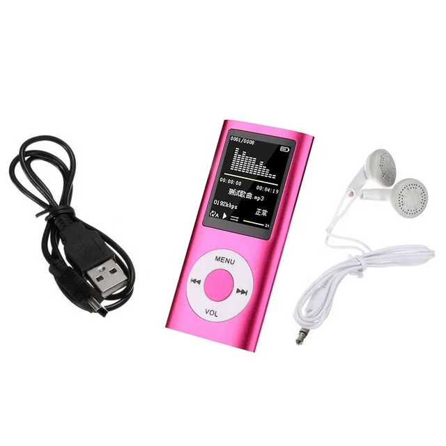 Для рекламного подарка тонкий портативный мини mp3 и mp4 плеер с экраном