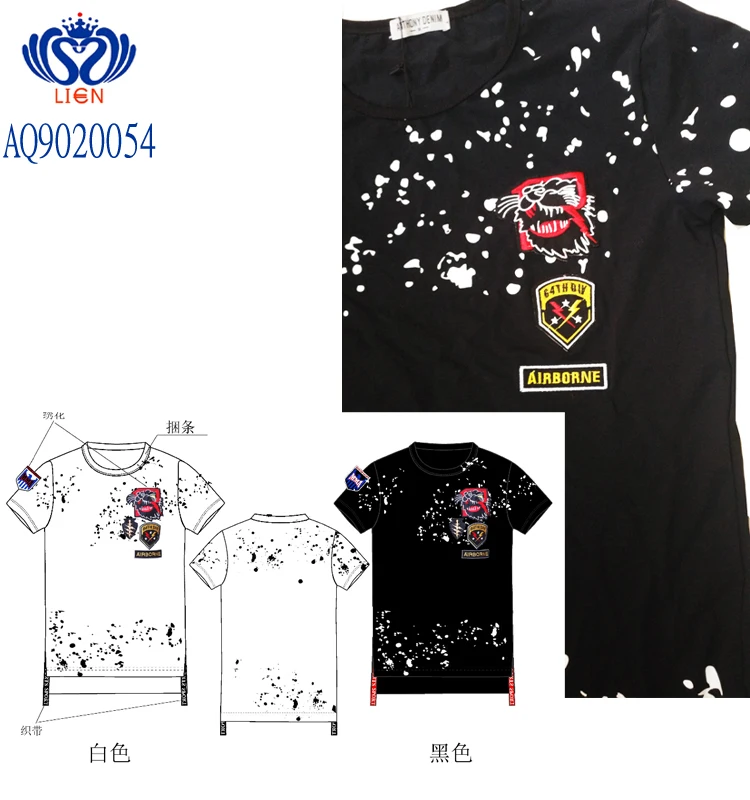  Мужские футболки последнего стиля с принтом и вышивкой. Самые популярные мужские лентой по самой низкой цене